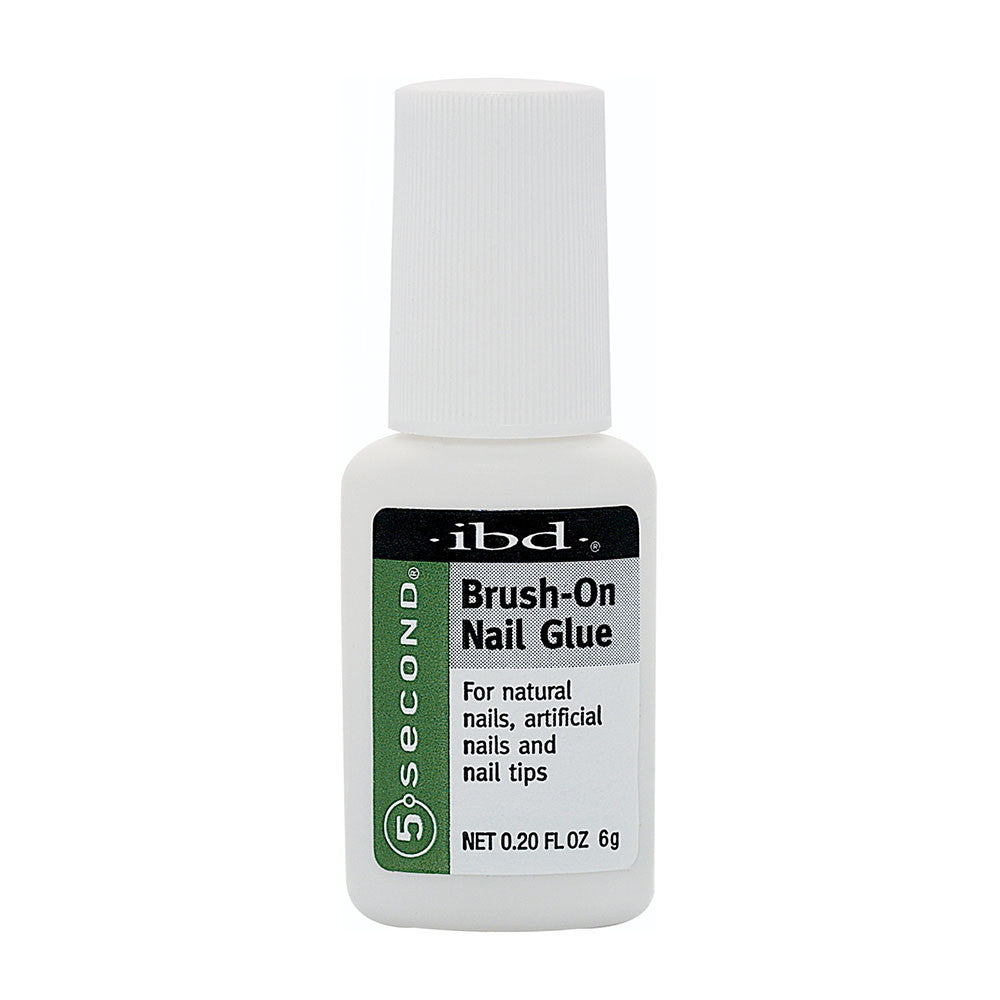 Ibd 5 Second Brush On Nail Glue for Natural Nail, 12 Ea